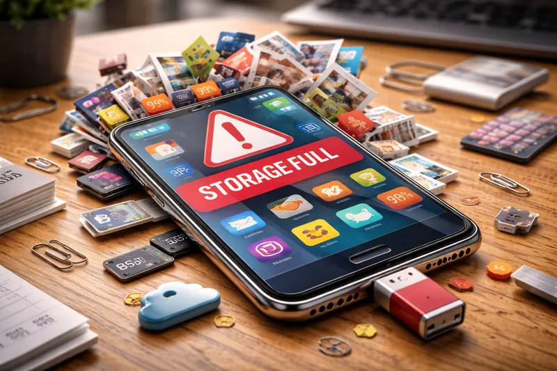 Smartphone Speicher voll: So bekommst du wieder Platz