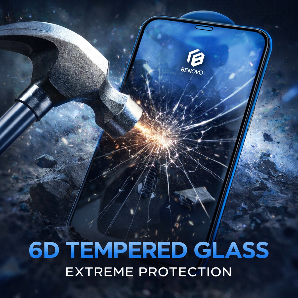 Premium 6D Schutzglas für iPhone – Bild 2